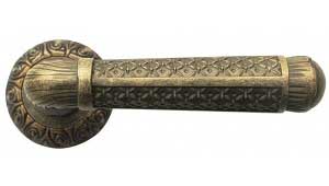 Дверные ручки Bussare CASTELO A-74-20: античная латунь 